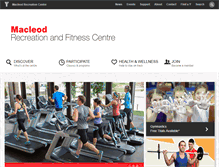 Tablet Screenshot of macleod.ymca.org.au