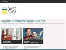 Tablet Screenshot of basscoast.ymca.org.au