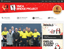 Tablet Screenshot of bridgeproject.ymca.org.au