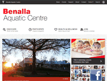 Tablet Screenshot of benalla.ymca.org.au